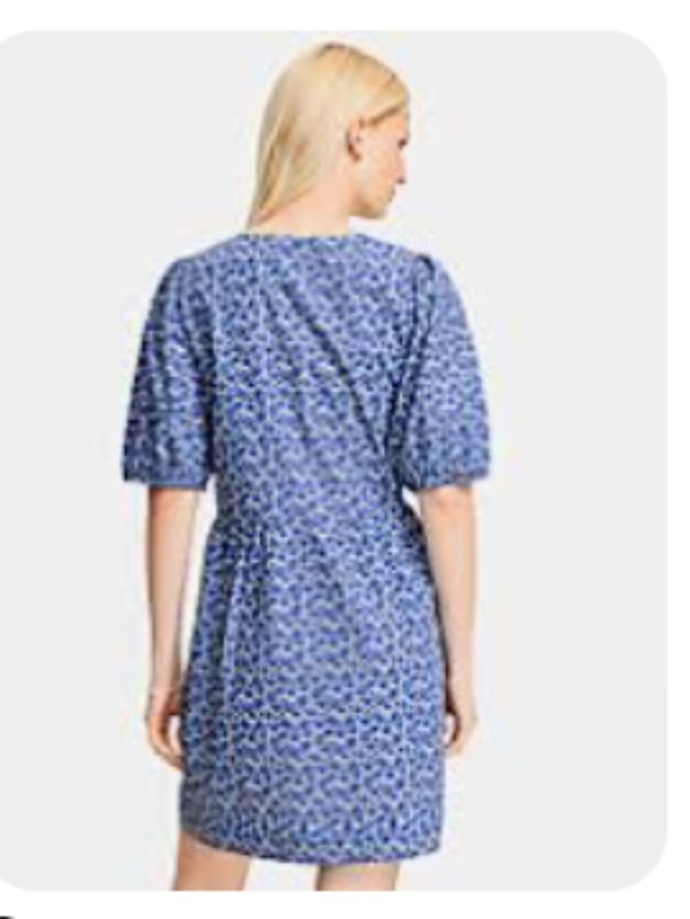 LOFT Floral Poplin Bow Mini Pocket Dress size small - Picture 2 of 9